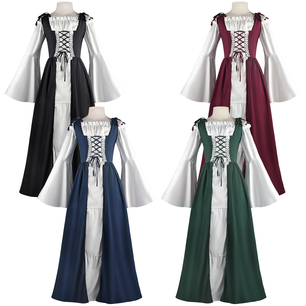 Medieval Steampunk Lace-up Dre - Lace Dress 评论和价格